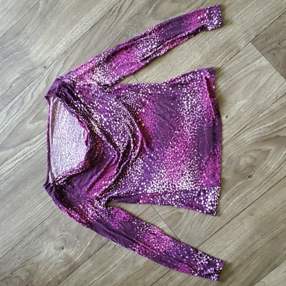 Apt. 9 Long Sleeved Cowl Neck Tshirt Blouse Casual Top Long Sleeves Petite XS